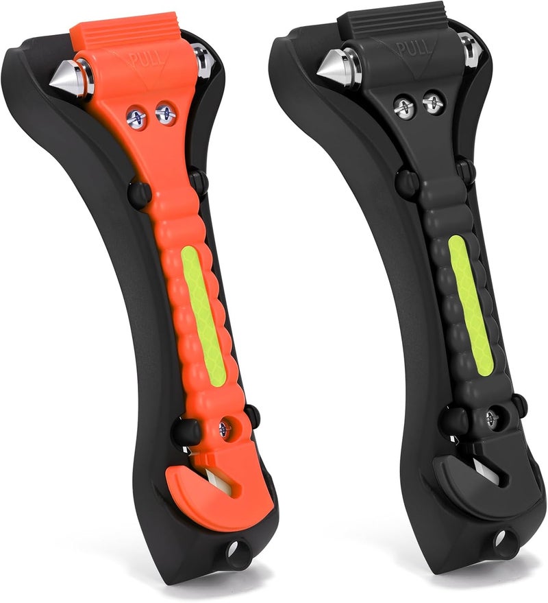 Yiader Store Car Window Breaker Tool, 2-in-1 Emergency Escape Tool with Window Breaker and Seat Belt Cutter, Safety Emergency Car Escape Tool for Car - Image 1